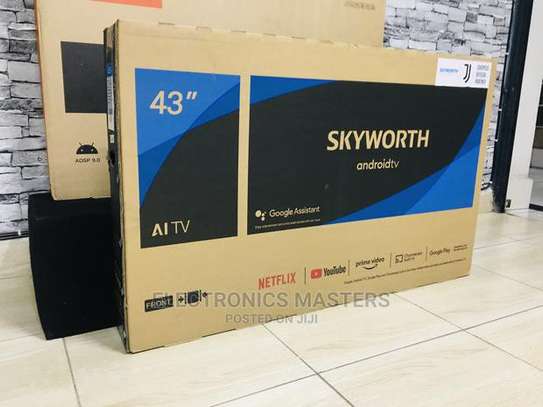 SKYWORTH 43 INCH SMART TV ANDROID GOOGLE TV FRAMELESS image 1