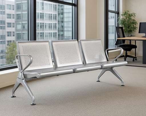 Office Bench : Stain-Resistant Office Waiting Bench image 1