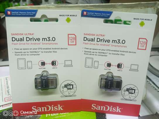Sandisk 128GB OTG DUAL DRIVE image 1