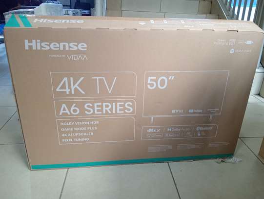 Hisense 50" smart UHD 4k frameless tv image 3