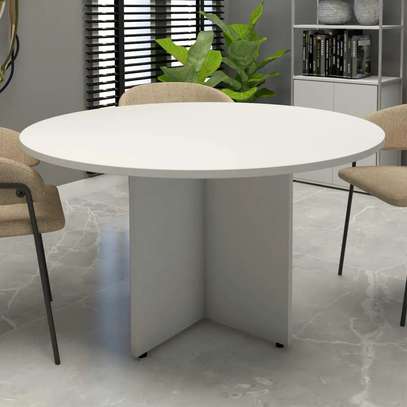 Office Table: 1m Round Office Table, Home And Meeting Spaces image 6