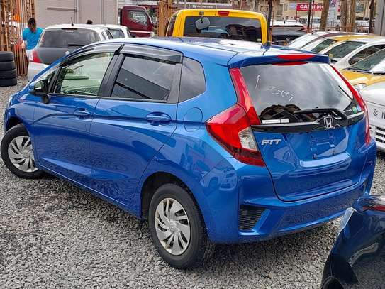 Honda fit non hybrid 2017 model fully loaded blue color image 2