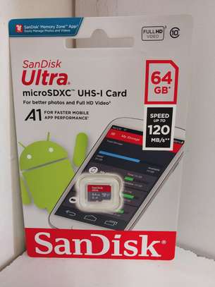 Sandisk Ultra High Speed Micro SD Memory Card-64GB image 2