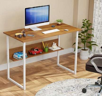 Office Desk: Generic Wood Study Computer Desk image 1