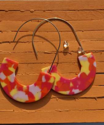 Acrylic earrings image 1