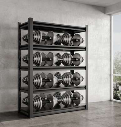 Rack : 5-Layer Black Steel Storage Rack image 2