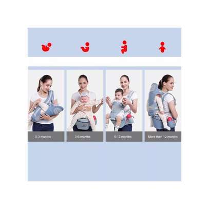 MULTIFUNCTION BABY CARRIER / HIP SEAT CARRIER-RED image 3