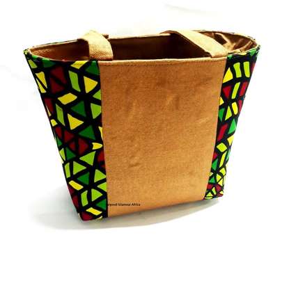 Womens Ankara basket and pouch image 3
