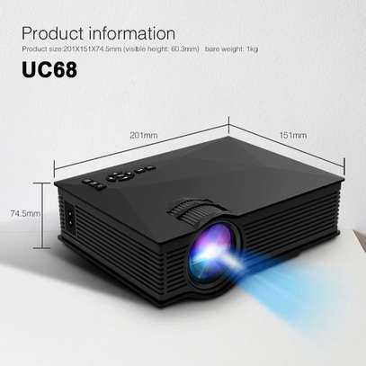 UNIC 68 PORTABLE WIFI PROJECTOR image 2