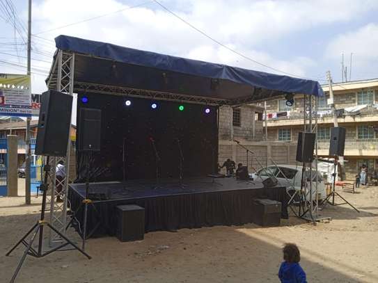 Professional Portable Stage with Sound & Lighting image 2
