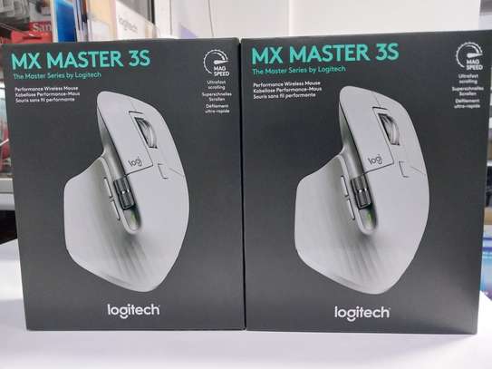 Logitech MX Master 3S Wireless Mouse (Pale Grey) image 1