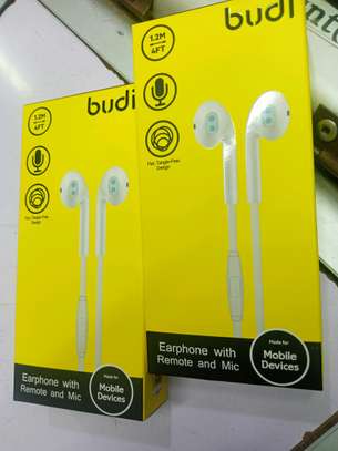 budi EP-102 Earphone with Remote and Mic image 1