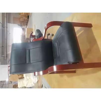 Office Chair: Mahogany Base Executive Chair image 2