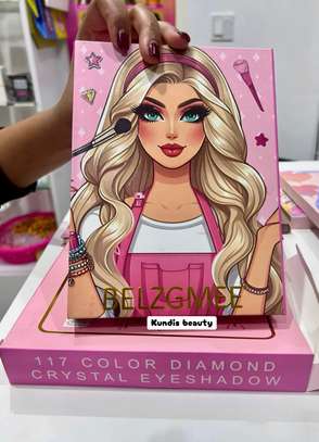 117-Color Diamond Crystal Eyeshadow Palette image 1