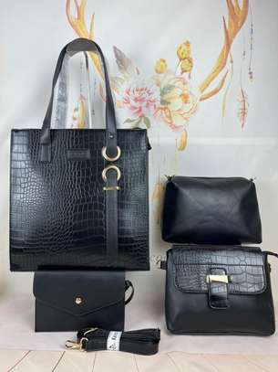 Elegant and classic 4 in one ladies handbag image 3