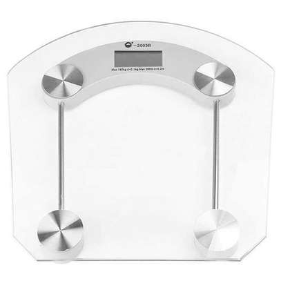 Glass Top Bathroom Electronic Digital Weighing Machine image 1