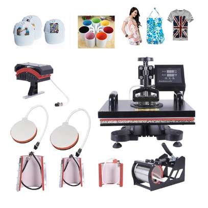 8 In 1 Heat Press Machine Digital Heat Transfer Sublimation image 1