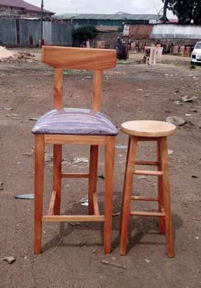 Wooden kitchen island stools image 2