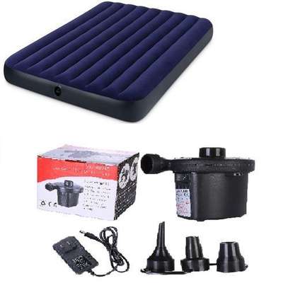 Intex Camping/ Indoor Inflatable Air Bed/ Mattress+ Electric Pump 3*6 image 2