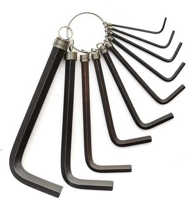 10 Hex Keys (Allen) Wrenches Set, 20051 image 2