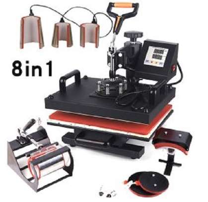 8 In 1 Combo Heat Press Machine Sublimation Printer image 3