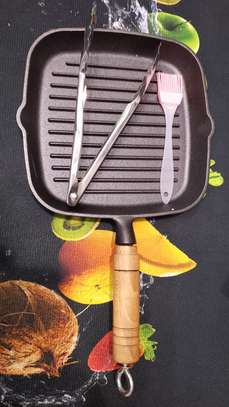 Cast iron skillet steak pan image 1