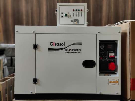 Girasol diesel silent generator 12KVA with ATS ( 3Phase ) image 1