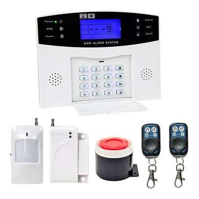 Wireless GSM Home Alarm System LCD Touch Screen. image 1
