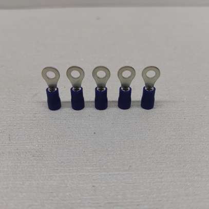 5pcs Ring Type Cable Lug for cable size 2mm blue. image 1