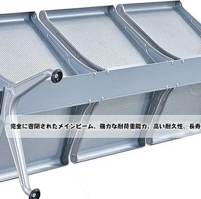 Office Bench: Heavy Duty 4-Seater Padded Office Bench image 2