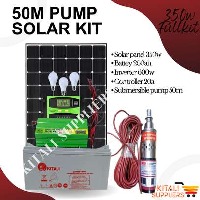 Solar Fullkit 350watts With Rutanpump 50m image 2