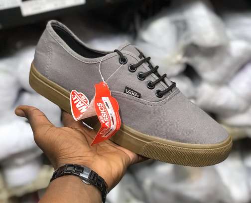 Vans authentic grey gum online