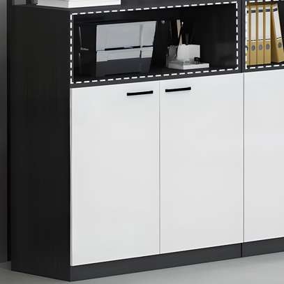 Office Cabinet: 4-Door  File Wooden Storage Office Cabinet image 2