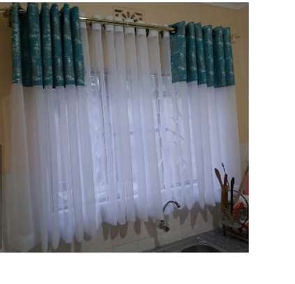 KITCHEN CURTAIN WITH LINEN DECOR image 2