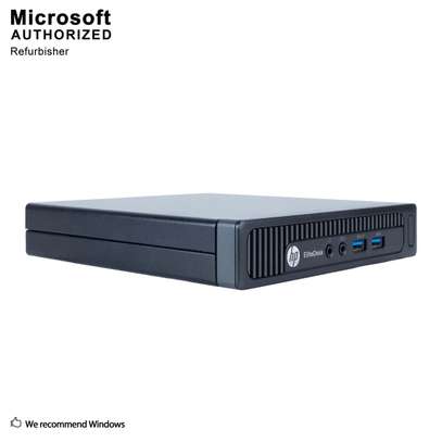 HP 600 G1 Micro Computer Mini Tower PC (Intel Quad Core i3-4160T, 4GB DDR3 Ram, 128GB Solid State SSD, WIFI, VGA, USB 3.0) Win10Pro image 3
