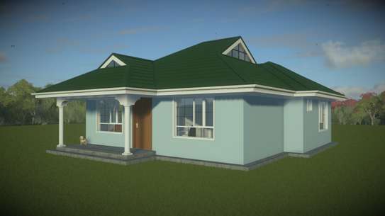 A Two Bedroom House Plan image 1