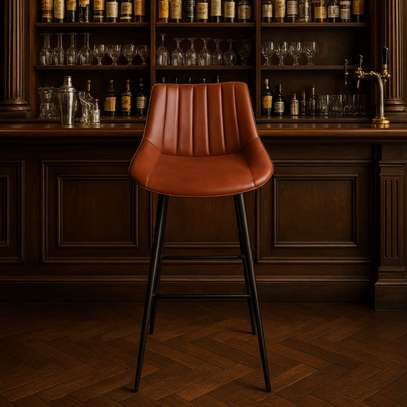 Faux Leather Upholstered Bar Stool image 12