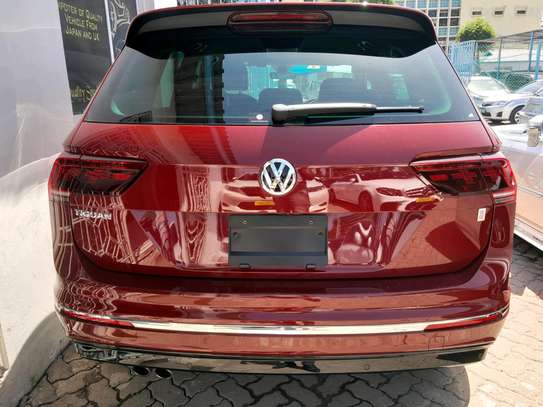 Volkswagen tiguan R-line red 2018 image 3