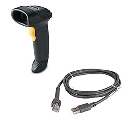 1d Wired Bar Code Scanner With Stand image 1