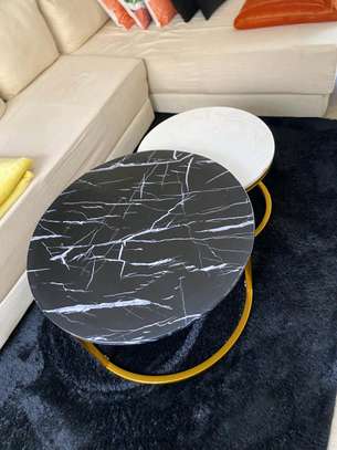 High quality Original marble Coffee table Unit (pair) image 1