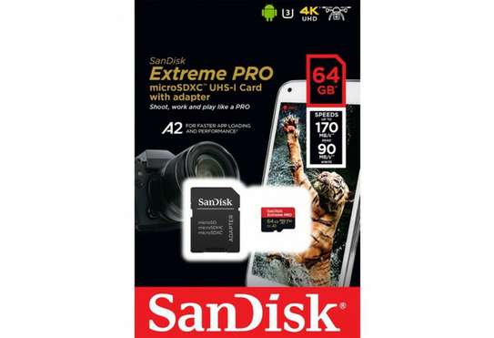 SanDisk 64GB Extreme PRO SDHC UHS-I Memory Card image 4