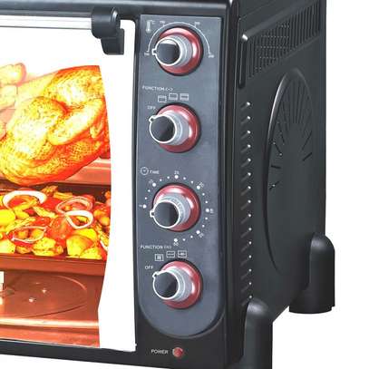 Ramtons RM/607 OVEN TOASTER FULL SIZE BLACK WITH CONVECTION image 1