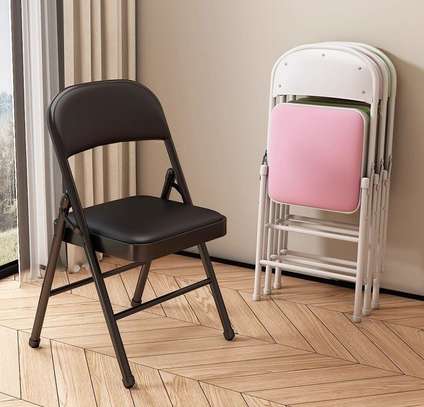 Modern Folding Office Seat – Compact & Portable Design image 2