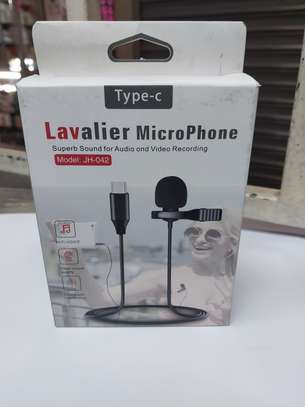 Clip-on Lapel Mini Lavalier Mic Microphone TYPE C image 2