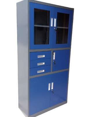 Office Cabinet: Blue Premium Office Cabinet with Safe image 2