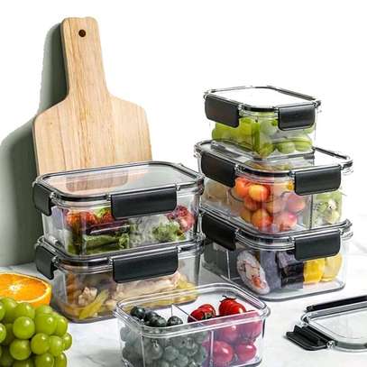 *Clear Acrylic Food Storage Containers- set image 4