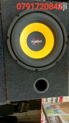 Xplod 12/1000W Bass speaker with cabinet image 1