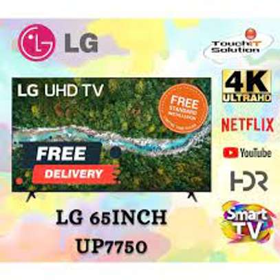 LG 65 INCH 65UP7750 SMART 4K FRAMELESS TVS image 1