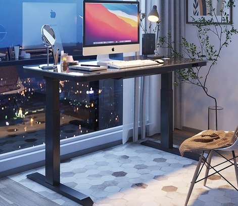 Office Desk : Electric Height Lift Smart Computer Desk image 2