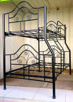 Metallic double decker beds image 1